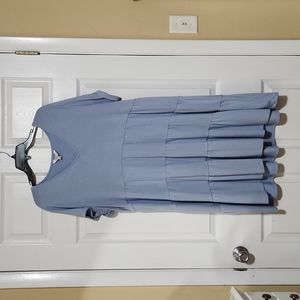 Crown & Ivy Blue Babydoll Dress